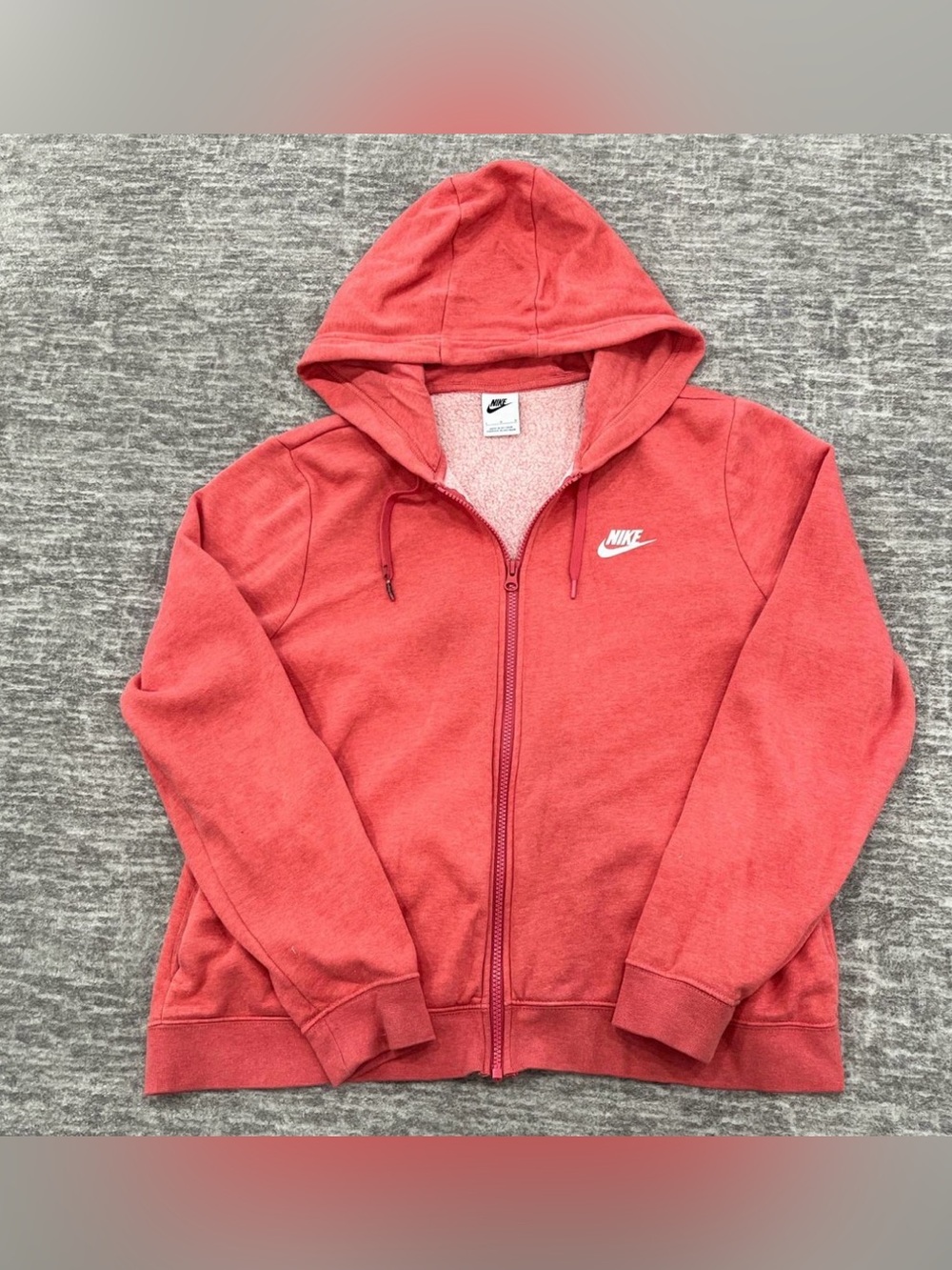 Salmon Pink Women's Nike Zip Up Jacket